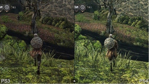 Dark Souls 2 HD: PS4 vs PS3 Graphics Gameplay Comparison